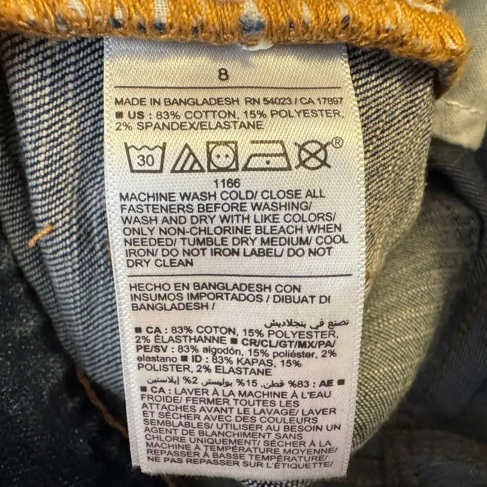 Old Navy 360 Stretch Slim Built In Tough Jeans Boys Size 8